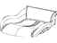 Mopar 5NS93CV5AA Cover Front Seat Cushion Mopar 5NS93CV5AA Cover Front Seat Cushion