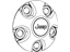 Mopar 1AH90RXFAD Cap Wheel Center Mopar 1AH90RXFAD Cap Wheel Center