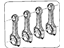 Mopar 68020529AA Connecting Rod Mopar 68020529AA Connecting Rod
