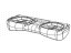 Mopar 6AE93LK5AC Cover Rear Seat Cushion Mopar 6AE93LK5AC Cover Rear Seat Cushion