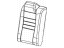 Mopar 6AL36DX9AA Cover Rear Seat Back Right