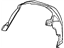 Mopar 55136228AC Liner Front Fender