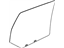 Mopar 55394310AA Glass Rear Door