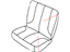 Mopar 1NN571K2AA Cover Rear Seat Back 40%, Left Mopar 1NN571K2AA Cover Rear Seat Back 40%, Left