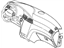 Mopar 1BJ051ZAAA Bezel Instrument Cluster With Outlets Mopar 1BJ051ZAAA Bezel Instrument Cluster With Outlets