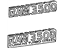 Mopar 55295314AC Nameplate, Front