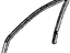 Mopar 55399168AE Weatherstrip Front Door Glass Running