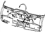 Mopar 4589176AB Latch Lift Gate Mopar 4589176AB Latch Lift Gate
