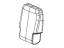 Mopar 7BB27PD2AA Cover Rear Center Seat Back