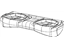 Mopar 6AE93DX9AB Cover Rear Seat Cushion
