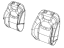 Mopar 6SS75CV5AD Cover Front Seat Back