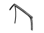 Mopar 68361342AA Weatherstrip Front Door Flush Glass