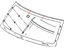 Mopar 5179221AA Windshield Mopar 5179221AA Windshield