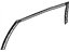 Mopar 4894359AG Weatherstrip Rear Door Header Mopar 4894359AG Weatherstrip Rear Door Header