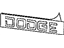 Mopar 5DV73PGL Nameplate, Green Mopar 5DV73PGL Nameplate, Green