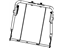 Mopar 68066992AA Seat Back Frame, Rear