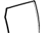 Mopar 5076873AA Weatherstrip Rear Door Flush Glass