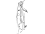 Mopar 5ES66LAZAB Rear Pillar, Passenger Side Mopar 5ES66LAZAB Rear Pillar, Passenger Side