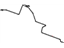 Mopar 4779990AA Tube And Hose Assembly Brake Right Rear