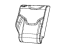 Mopar 7AE01DX9AB Cover Rear Seat Back 2ND Row Right Mopar 7AE01DX9AB Cover Rear Seat Back 2ND Row Right