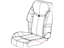 Mopar 1UT82DX9AA Cover Front Seat Back