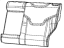 Mopar 6RU29LR5AA Cover Rear Seat Back 2ND Row Left Mopar 6RU29LR5AA Cover Rear Seat Back 2ND Row Left