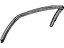 Mopar 4780162AB Weatherstrip Rear Door Flush Glass Mopar 4780162AB Weatherstrip Rear Door Flush Glass