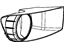 Mopar 5030291AB Bezel Fog Lamp