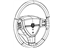 Mopar 1PS391KTAA Bezel Steering Wheel Switch Mopar 1PS391KTAA Bezel Steering Wheel Switch