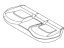 Mopar 6SJ84U00AA Cover Rear Seat Cushion