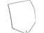 Mopar 55113618AB Glass Rear Door Mopar 55113618AB Glass Rear Door