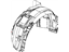 Mopar 68102922AB Shield Wheelhouse Front