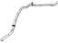 Mopar 6509368AA Clip Brake Hose