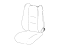 Mopar 7FL14LA3AA Cover Front Seat Cushion Mopar 7FL14LA3AA Cover Front Seat Cushion