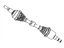 Mopar 68079565AA Shaft Front Drive
