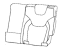Mopar 6ST19LA8AD Cover Rear Seat Back Left