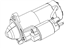 Mopar 56029591AB Starter Engine