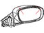 Mopar 4805980AH Mirror Outside Rearview Mopar 4805980AH Mirror Outside Rearview