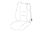 Mopar 6VJ62HL1AA Cover Front Seat Cushion Mopar 6VJ62HL1AA Cover Front Seat Cushion