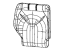 Mopar 6ED07PD2AA Cover Rear Seat Back 3RD Row