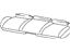Mopar 1QC41XDVAA Cover Rear Seat Cushion