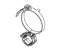 Mopar 68277108AA Clip Double Clamp/Clip