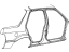 Mopar 5257263 Weatherstrip Mopar 5257263 Weatherstrip